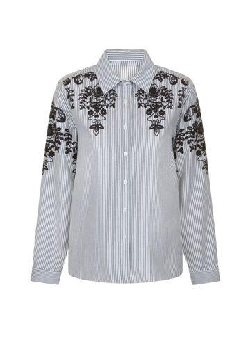 Dorothy Perkins *girls On Film Black Striped Shirt