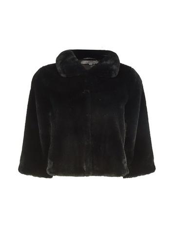 *luxe Black Fur Jacket
