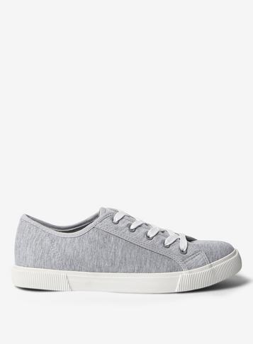 Dorothy Perkins Grey Iggy Lace Up Trainers