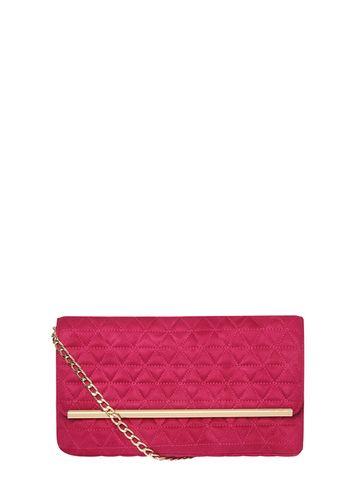 Dorothy Perkins Magenta Pouch Clutch