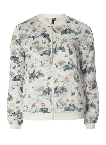 Dorothy Perkins *izabel London Multi White Bomber Jacket