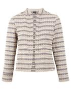 Dorothy Perkins *izabel London Beige Aztec Print Tailored Jacket