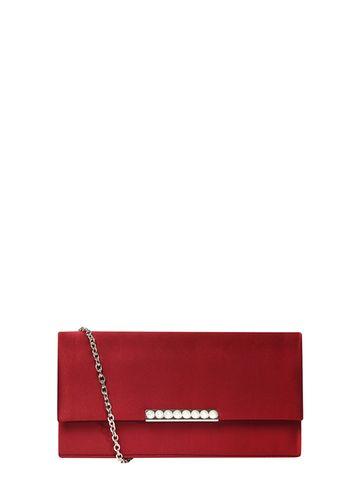Dorothy Perkins Berry Pearl Bar Clutch Bag