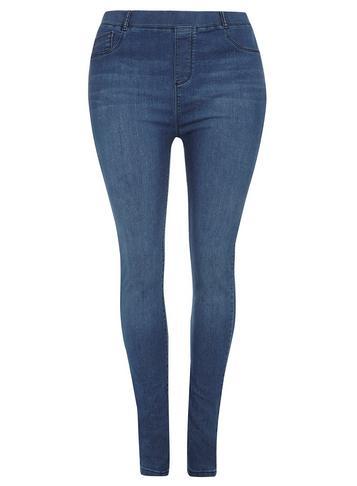 Dorothy Perkins *dp Curve Blue Mid Wash Slim Fit Jeggings