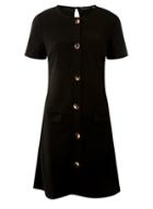 Dorothy Perkins Black Horn Pocket Shift Dress