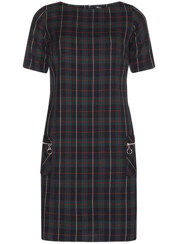 Dorothy Perkins *tall Green And Black Dress