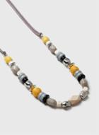 Dorothy Perkins Yellow Beaded Long Necklace