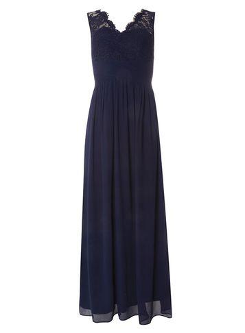 Dorothy Perkins *showcase Navy 'josie' Maxi Dress