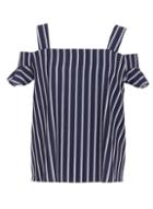 *quiz Navy And White Striped Top