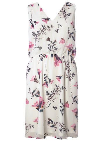 Dorothy Perkins *vero Moda Sand Sleeveless Short Skater Dress