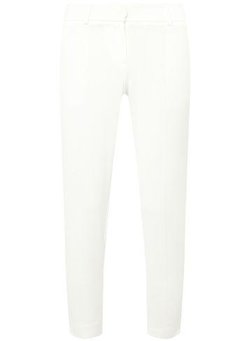 Dorothy Perkins Petite White Pique Trousers