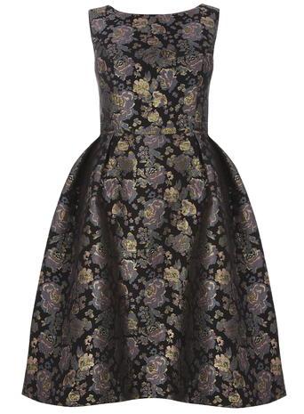 Dorothy Perkins *chi Chi London Curve Floral Print Midi Dress