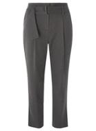 Dorothy Perkins Grey Belted Tapered Leg Trousers