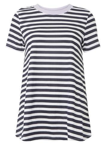 Dorothy Perkins *noisy May Navy Striped T-shirt