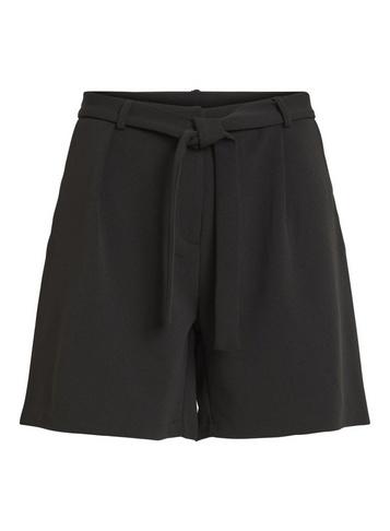 *vila Black High Waisted Shorts