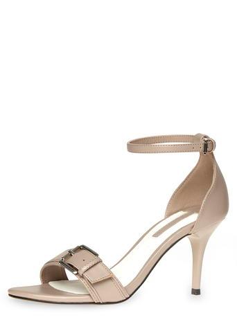 Dorothy Perkins Grey Buckle Strap Sandals