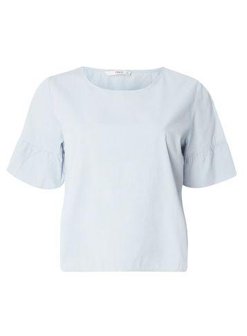 Dorothy Perkins *only Blue Frill Sleeve Top
