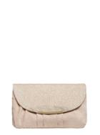 Dorothy Perkins Nude Pleat Curve Clutch Bag