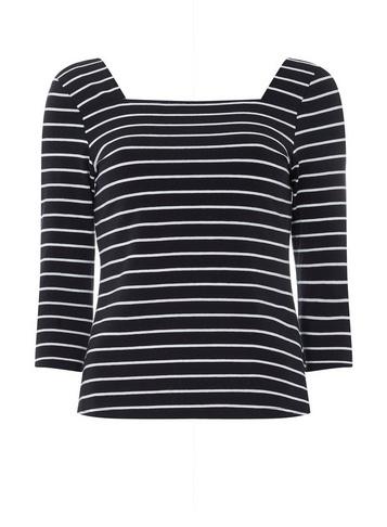 Dorothy Perkins Petite Stripe Square Neck Top