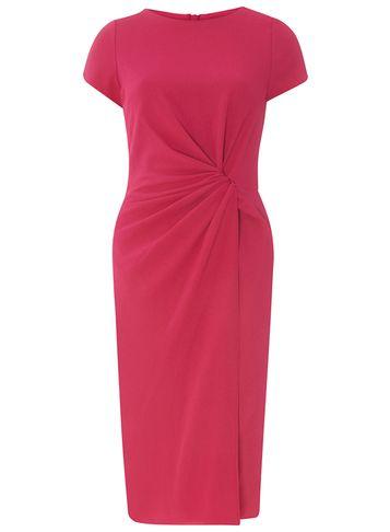 Dorothy Perkins *lily & Franc Magenta Manipulated Pencil Dress