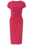 Dorothy Perkins *lily & Franc Magenta Manipulated Pencil Dress