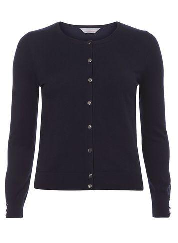 Dorothy Perkins Petite Navy Cotton Cardigan