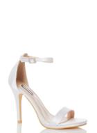 *quiz Ivory Bridal Satin Sandals