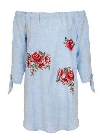 Dorothy Perkins *quiz Embroidered Bardot Dress