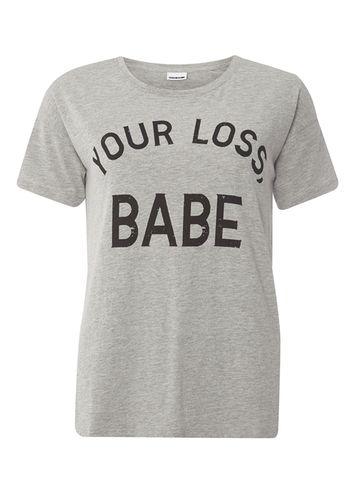 Dorothy Perkins *noisy May Grey 'your Loss' T-shirt