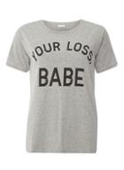 Dorothy Perkins *noisy May Grey 'your Loss' T-shirt