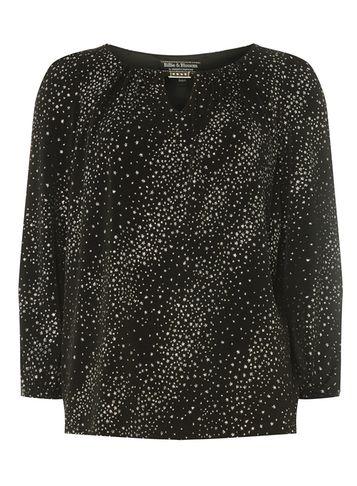 Dorothy Perkins *billie & Blossom Silver Star Trim Blouse
