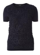 Dorothy Perkins Navy Lace T-shirt