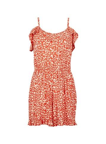 Dorothy Perkins Leopard Print Wrap Playsuit