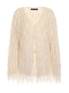 Dorothy Perkins Knitted Ragged Cream Jacket