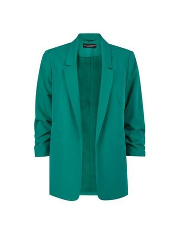 Dorothy Perkins Jade Green Ruched Sleeve Jacket