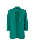 Dorothy Perkins Jade Green Ruched Sleeve Jacket