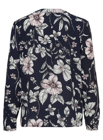 *only Blue Floral Print Shirt