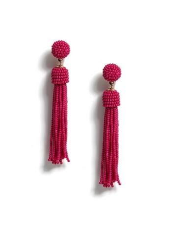 Dorothy Perkins Bright Pink Seedbead Earrings