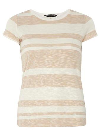 Dorothy Perkins Oat Zip And Lace Back Tee