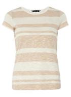 Dorothy Perkins Oat Zip And Lace Back Tee