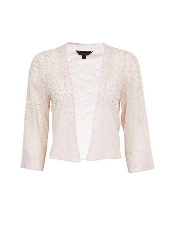 *showcase Blush Embellished Bolero