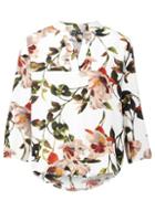 *izabel London White Spring Floral Print Blouse