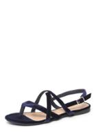 Dorothy Perkins Navy Fine Strappy Sandal