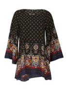 Dorothy Perkins *izabel London Black Long Sleeved Dress