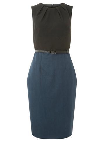 Dorothy Perkins Black Colourblock Pencil Dress