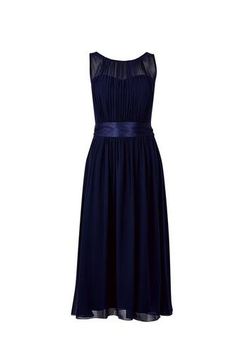 *billie & Blossom Tall Navy Bethany Midi Dress