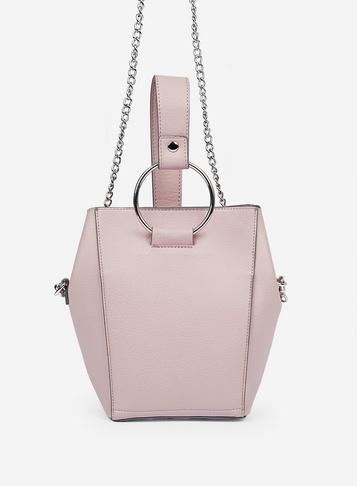 Dorothy Perkins Pink Blush Ring Bucket Crossbody Bag