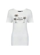 Dorothy Perkins Ivory 'palm Spring' Motif T-shirt