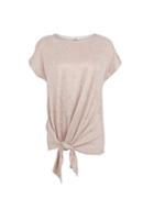 Dorothy Perkins *tall Rose Gold Twist Front Top