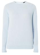 Dorothy Perkins Blue Wrap Back Long Sleeve Sweat Top